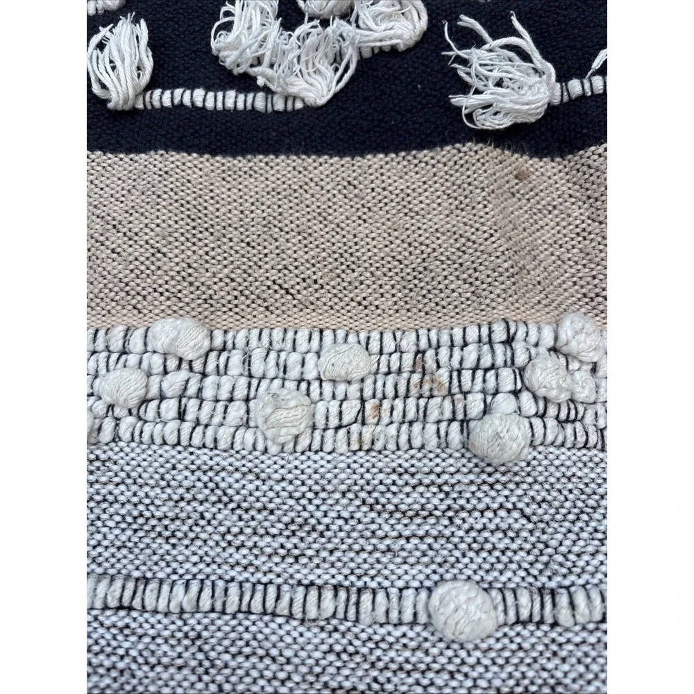 Anthropologie All Roads Yucca Throw Blanket Fringe Tassel Boho Chic READ